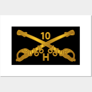 H Troop - 10th Cavalry Branch wo Txt Posters and Art